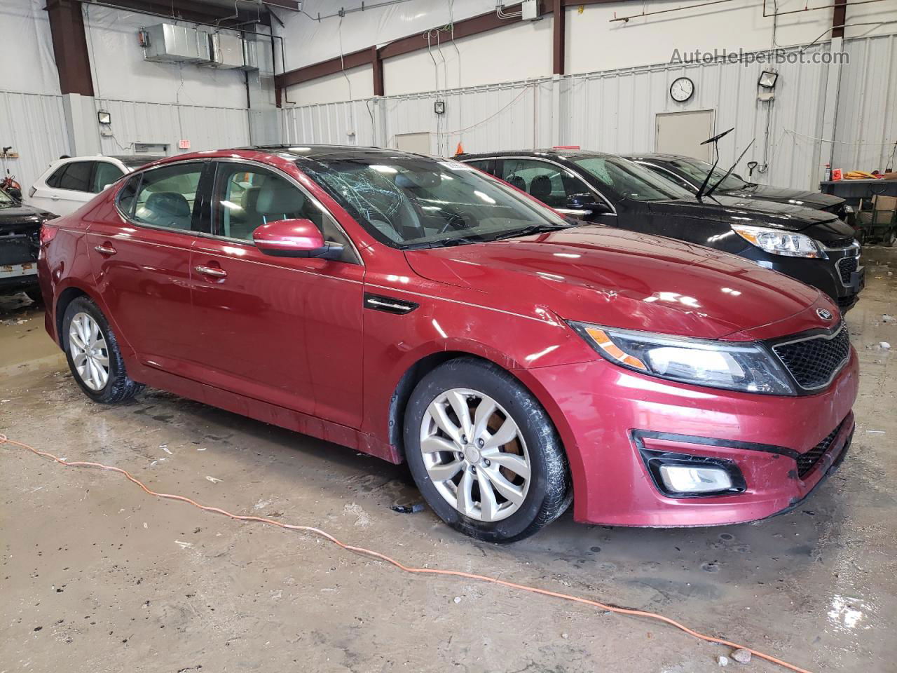 2014 Kia Optima Ex Red vin: 5XXGN4A79EG331734