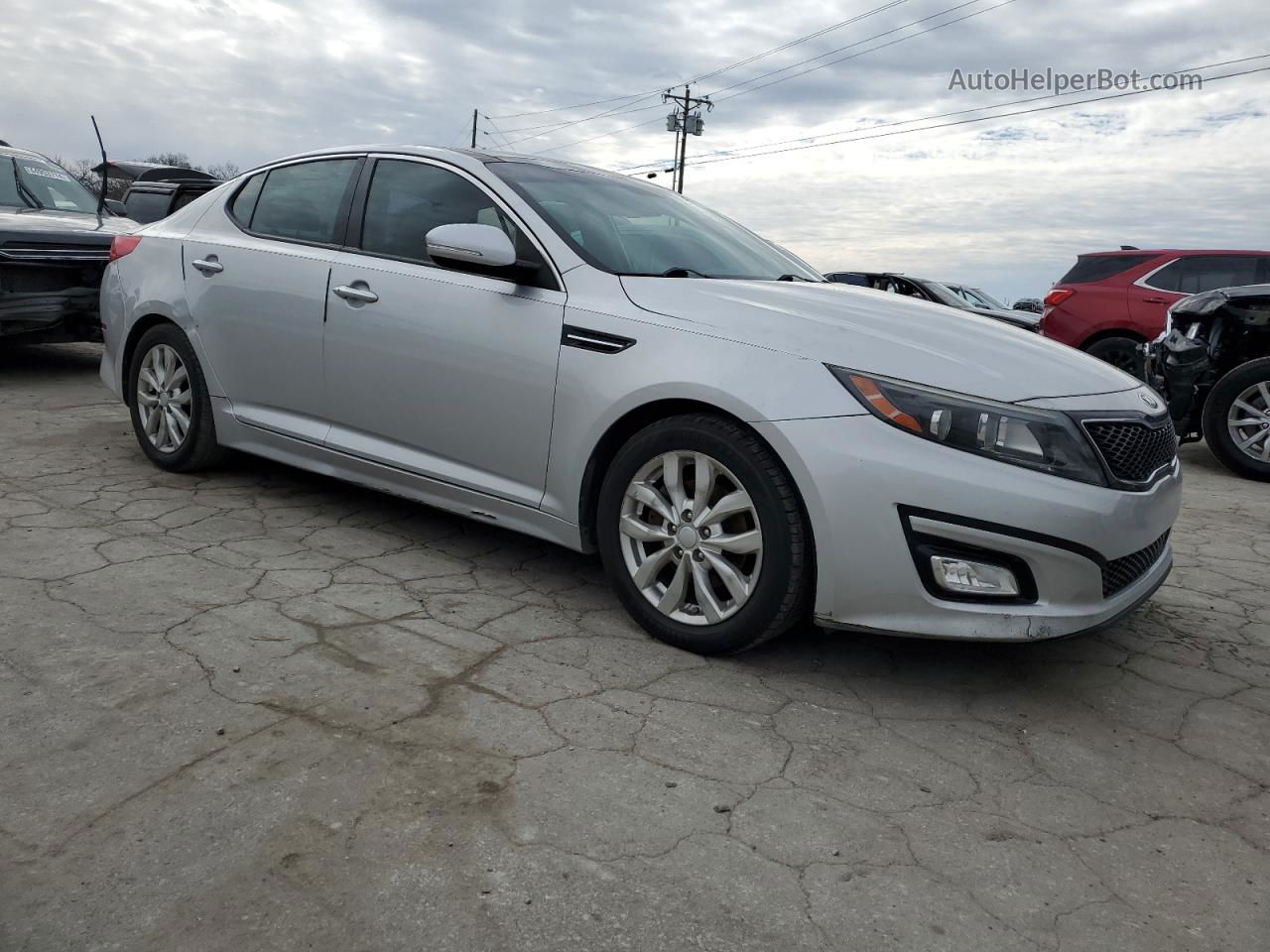 2015 Kia Optima Ex Серебряный vin: 5XXGN4A79FG359597