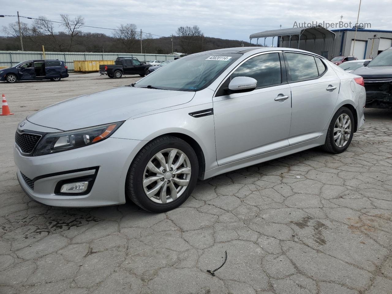 2015 Kia Optima Ex Серебряный vin: 5XXGN4A79FG359597