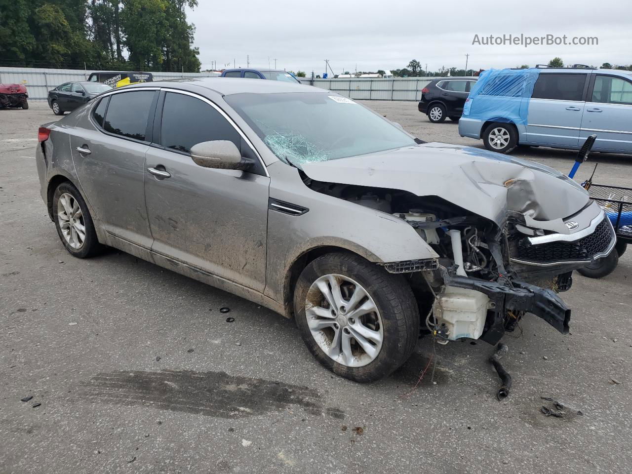 2013 Kia Optima Ex Silver vin: 5XXGN4A7XDG209480