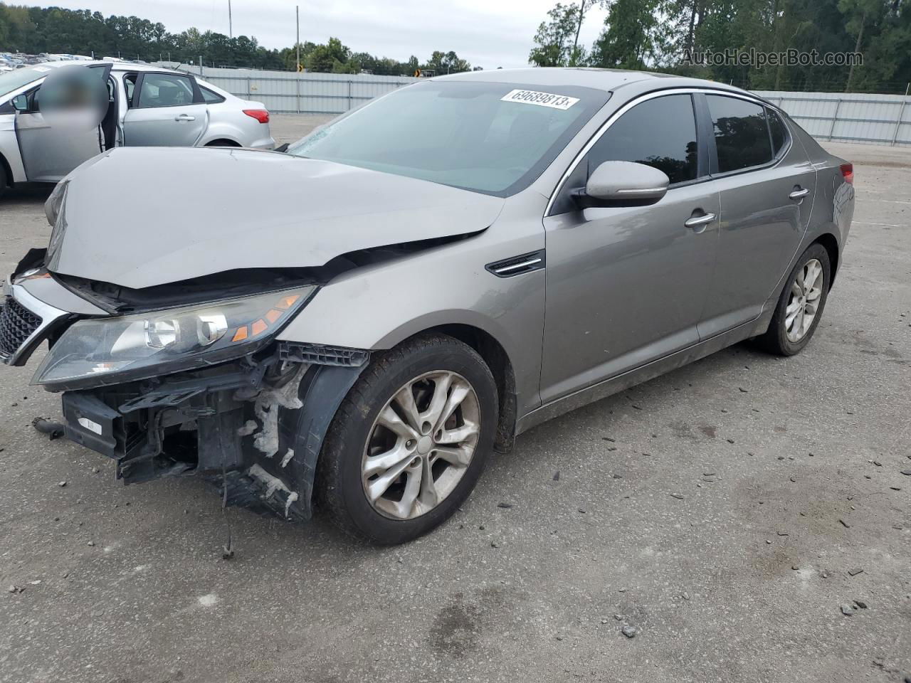 2013 Kia Optima Ex Silver vin: 5XXGN4A7XDG209480