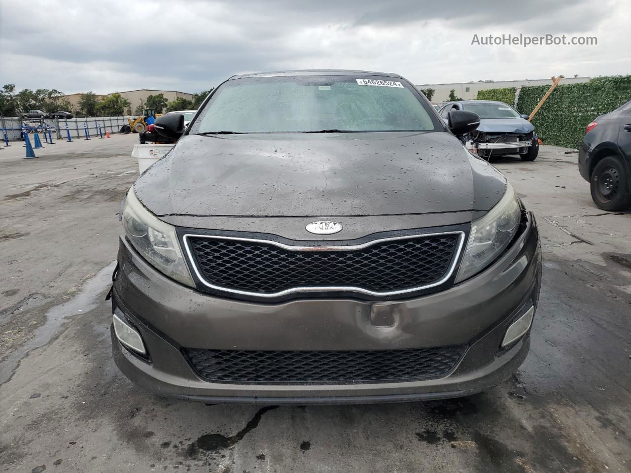 2014 Kia Optima Ex Brown vin: 5XXGN4A7XEG269972