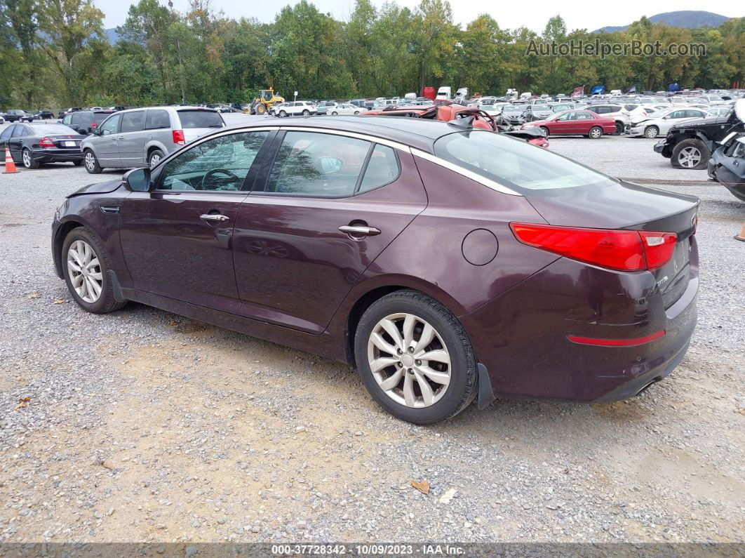 2014 Kia Optima Ex Red vin: 5XXGN4A7XEG271740