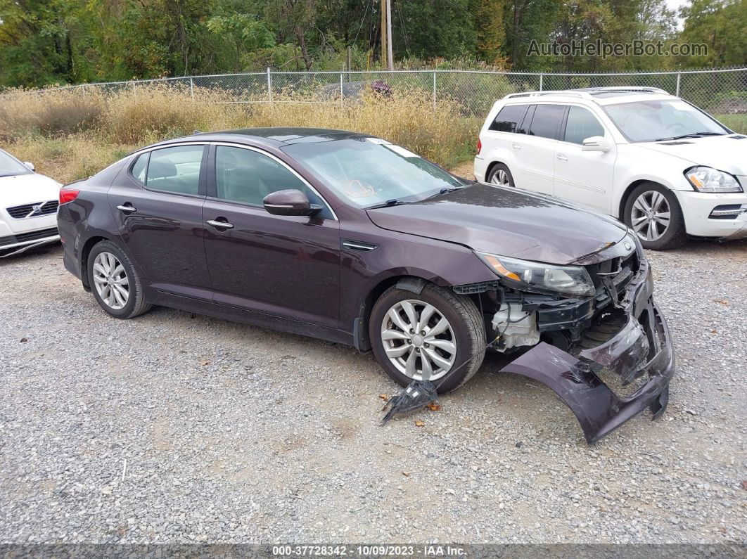 2014 Kia Optima Ex Red vin: 5XXGN4A7XEG271740