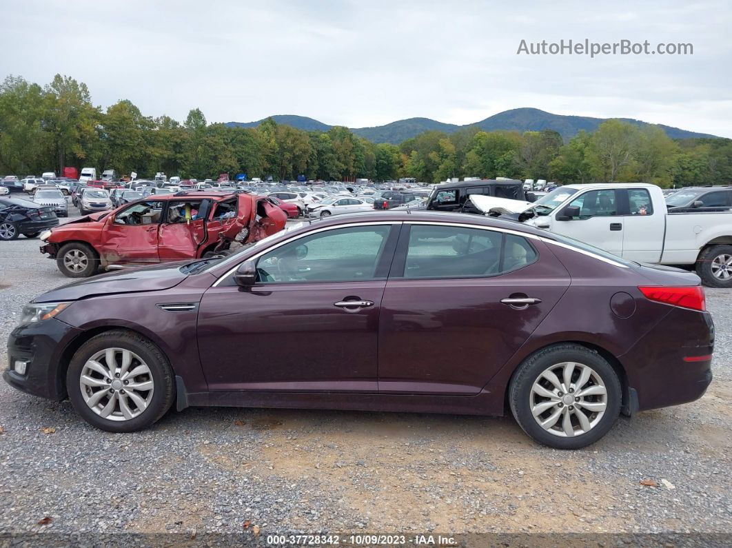 2014 Kia Optima Ex Red vin: 5XXGN4A7XEG271740