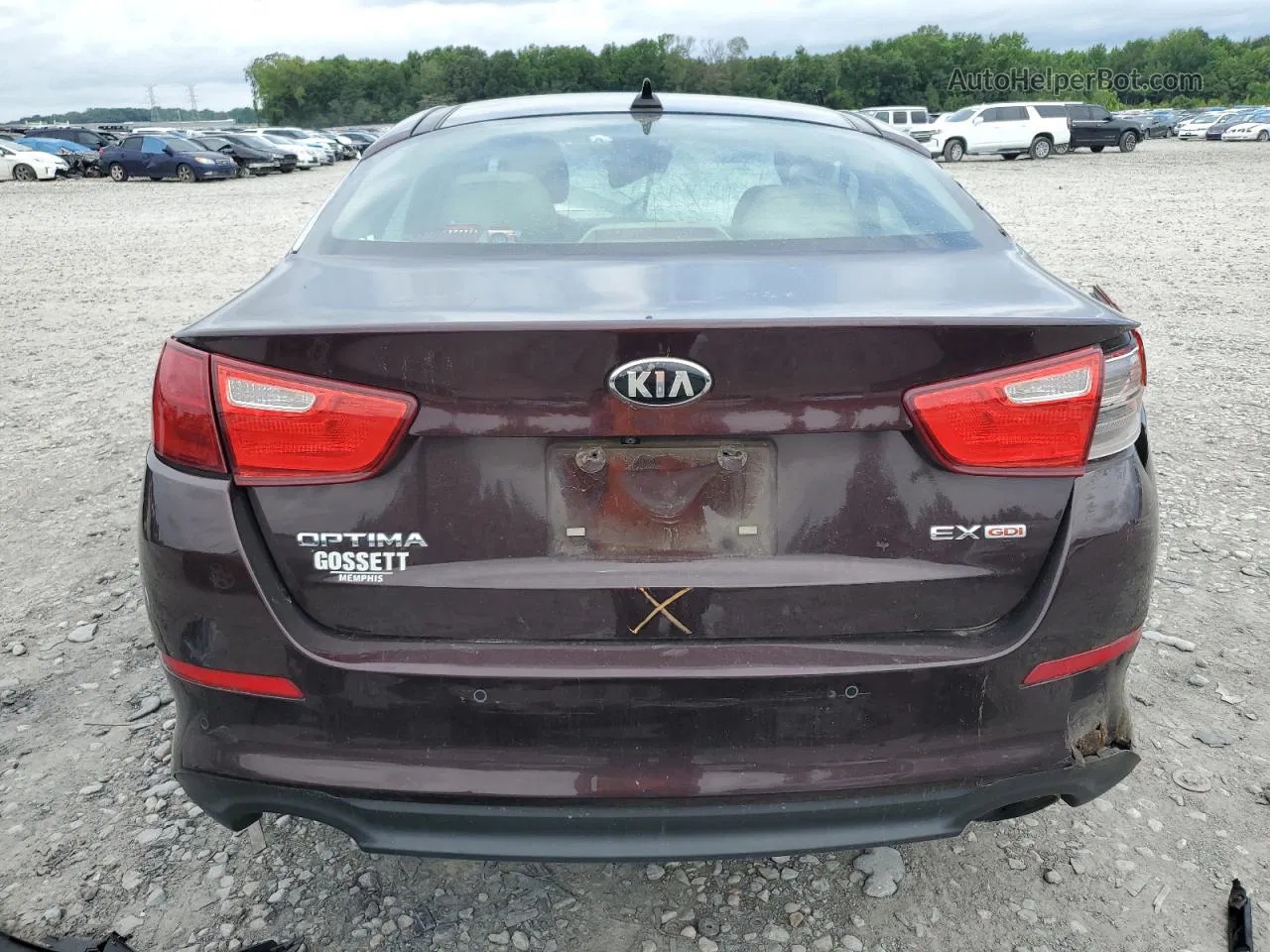 2014 Kia Optima Ex Maroon vin: 5XXGN4A7XEG307278