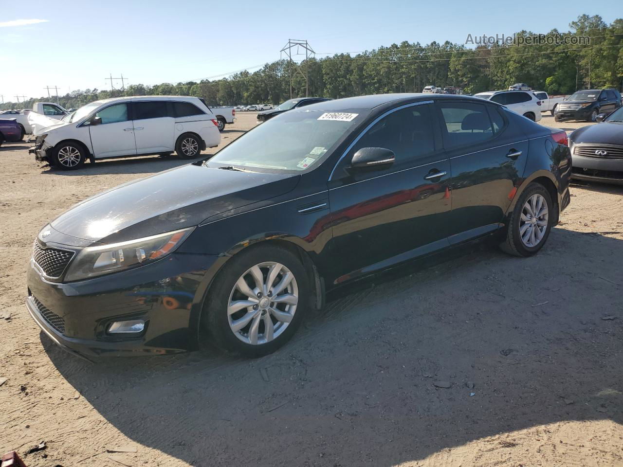 2014 Kia Optima Ex Черный vin: 5XXGN4A7XEG313355