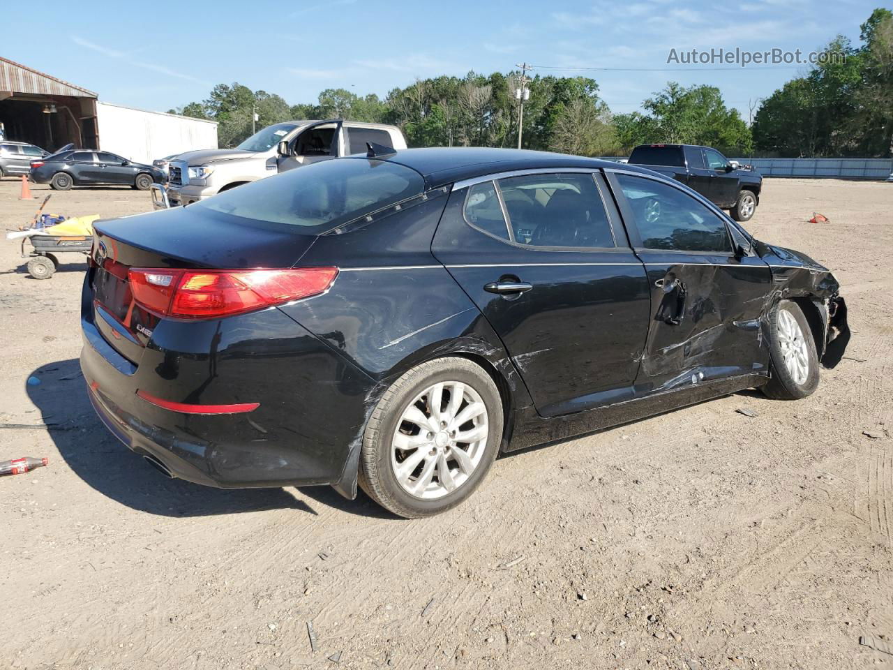 2014 Kia Optima Ex Черный vin: 5XXGN4A7XEG313355