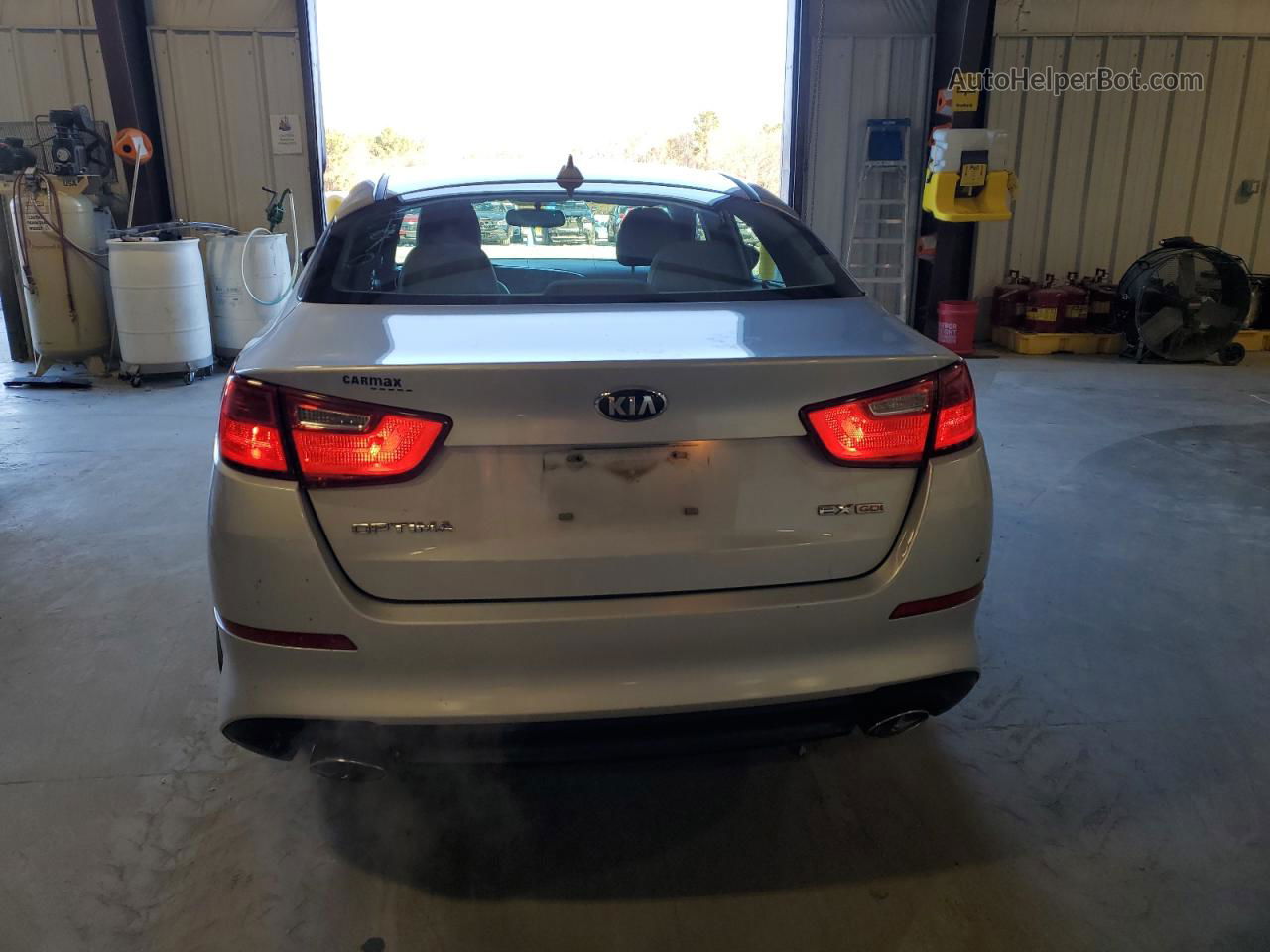 2014 Kia Optima Ex Silver vin: 5XXGN4A7XEG322590