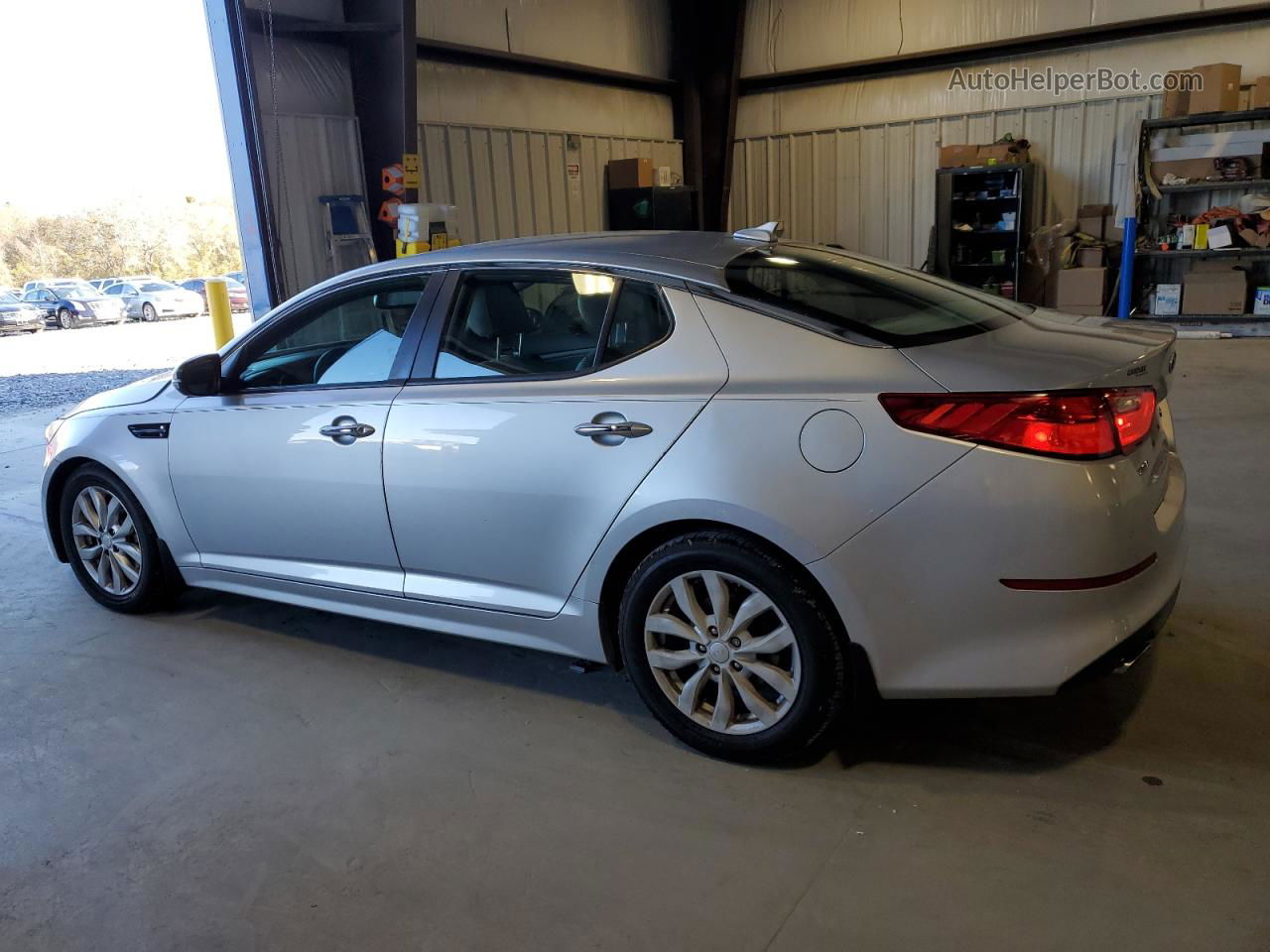 2014 Kia Optima Ex Silver vin: 5XXGN4A7XEG322590