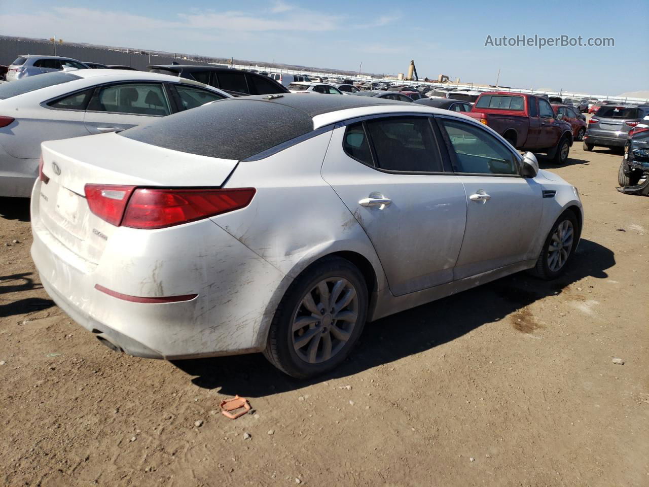 2014 Kia Optima Ex Белый vin: 5XXGN4A7XEG341057