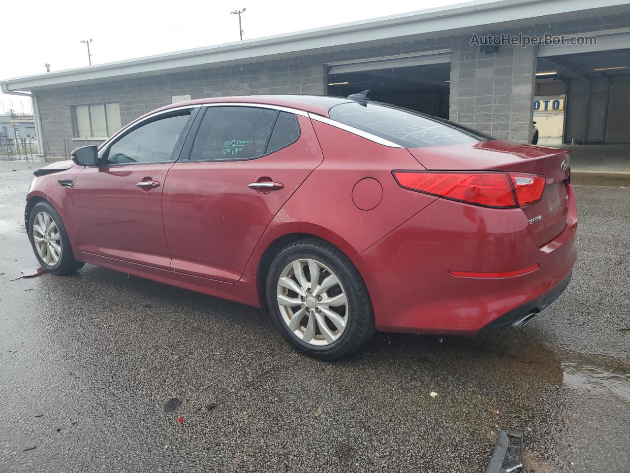 2014 Kia Optima Ex Красный vin: 5XXGN4A7XEG350843