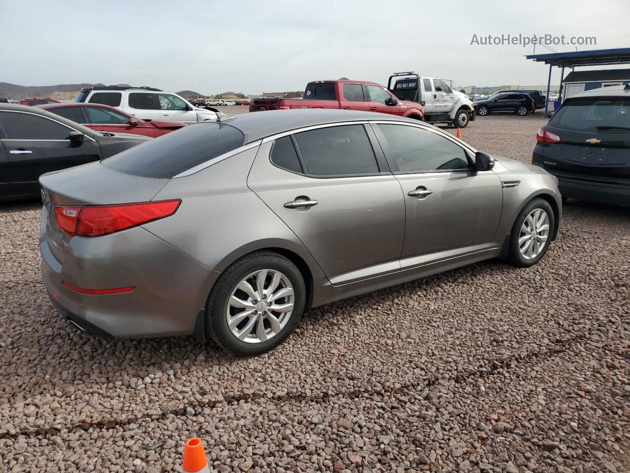 2015 Kia Optima Ex Silver vin: 5XXGN4A7XFG363609