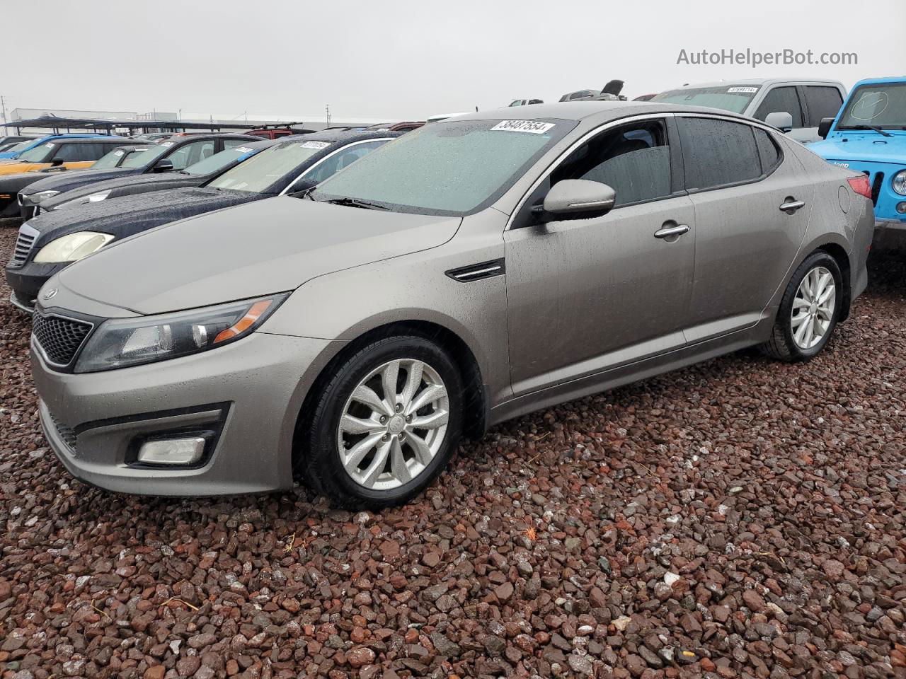 2015 Kia Optima Ex Silver vin: 5XXGN4A7XFG363609