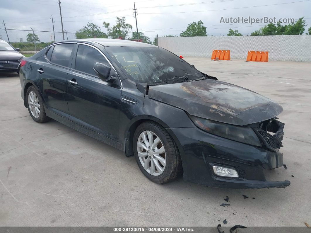 2015 Kia Optima Ex Черный vin: 5XXGN4A7XFG375274