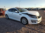 2015 Kia Optima Ex White vin: 5XXGN4A7XFG382760