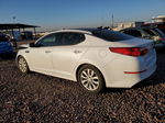 2015 Kia Optima Ex White vin: 5XXGN4A7XFG382760