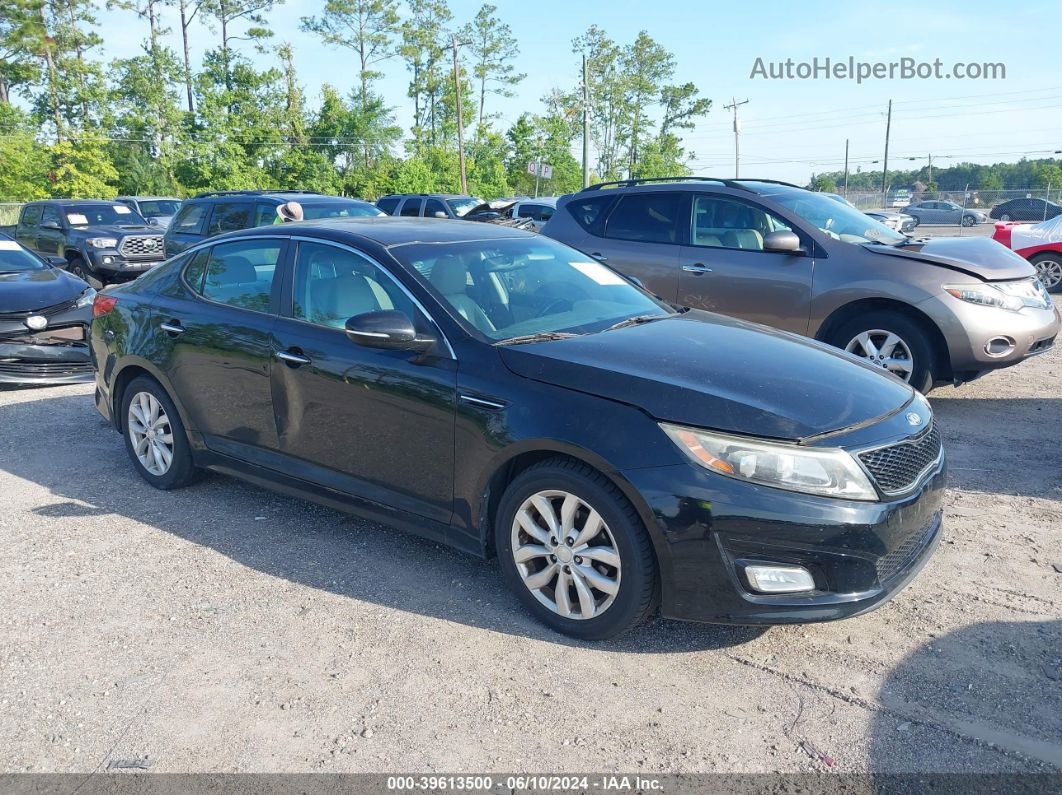 2015 Kia Optima Ex Черный vin: 5XXGN4A7XFG398327