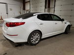 2015 Kia Optima Ex White vin: 5XXGN4A7XFG438227