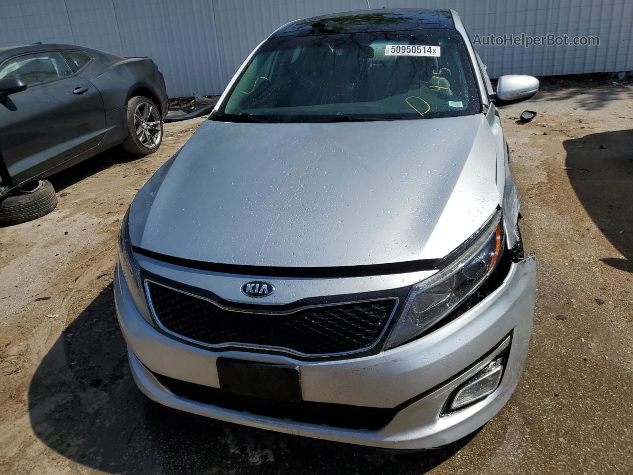 2015 Kia Optima Ex Silver vin: 5XXGN4A7XFG478615