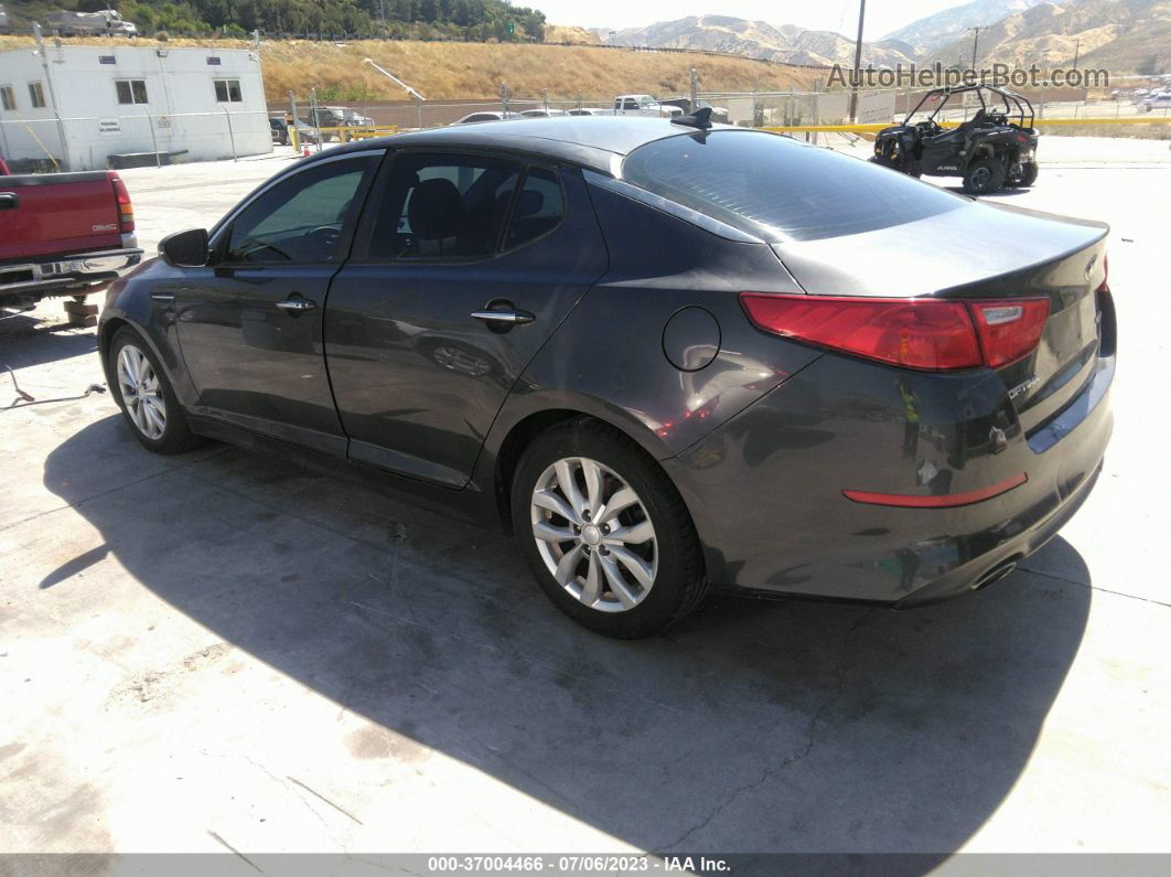 2015 Kia Optima Ex Gray vin: 5XXGN4A7XFG490523