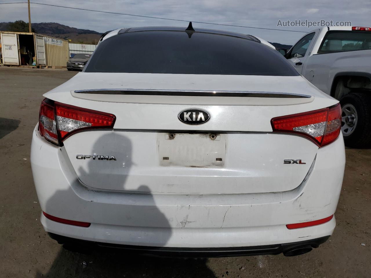 2013 Kia Optima Sx Белый vin: 5XXGR4A60DG174394