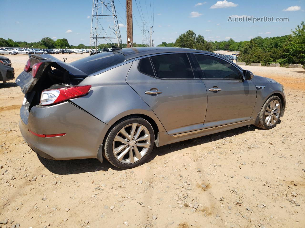 2014 Kia Optima Sx Серый vin: 5XXGR4A60EG284430