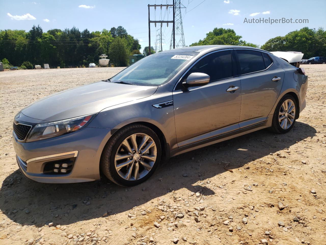 2014 Kia Optima Sx Gray vin: 5XXGR4A60EG284430