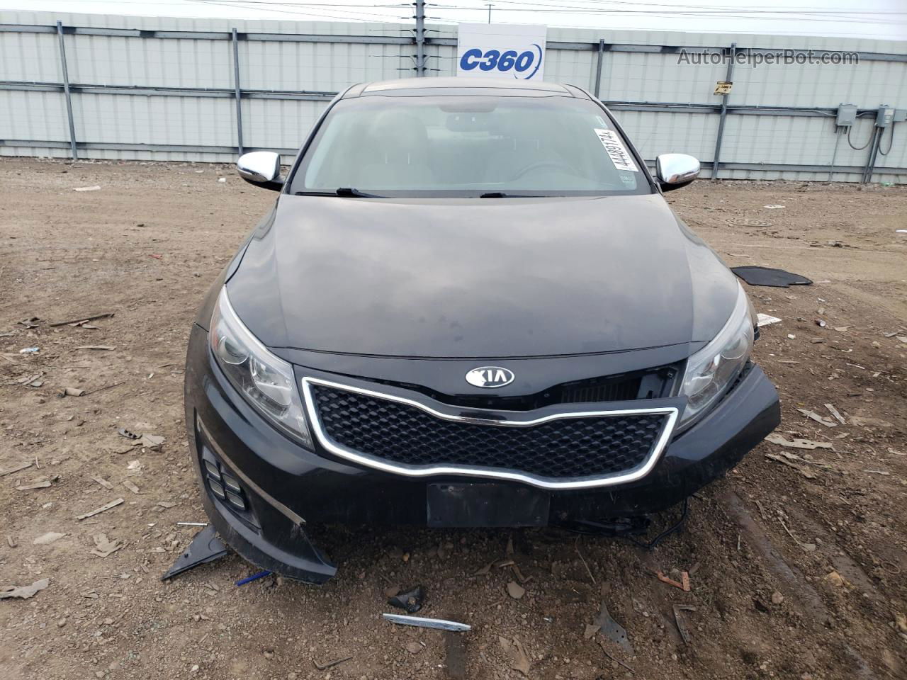 2014 Kia Optima Sx Black vin: 5XXGR4A60EG293015