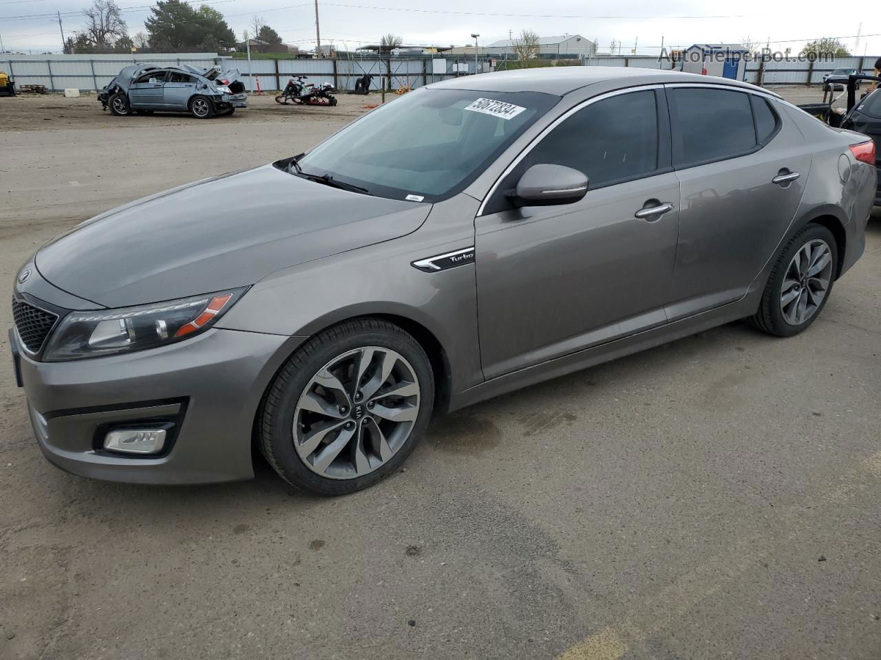 2014 Kia Optima Sx Серебряный vin: 5XXGR4A60EG334064