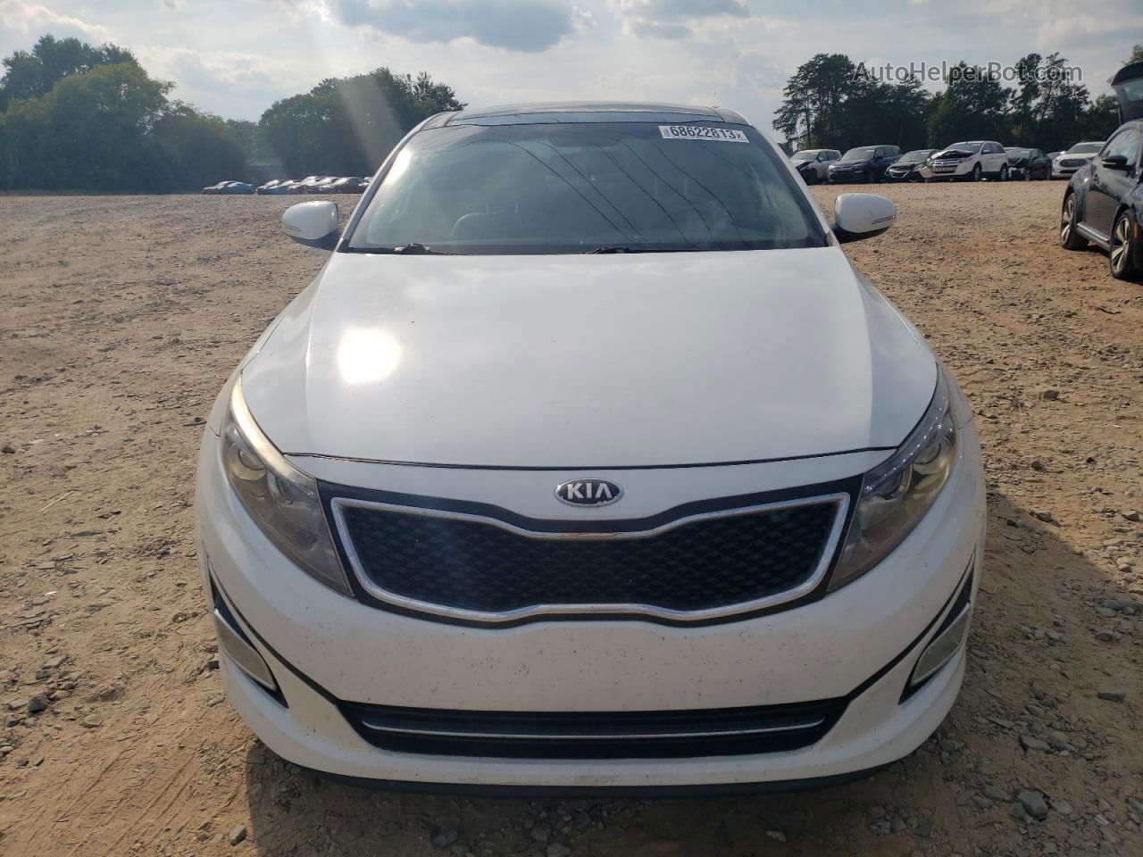 2014 Kia Optima Sx White vin: 5XXGR4A61EG264655