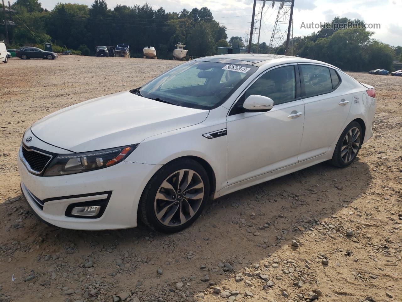 2014 Kia Optima Sx Белый vin: 5XXGR4A61EG264655