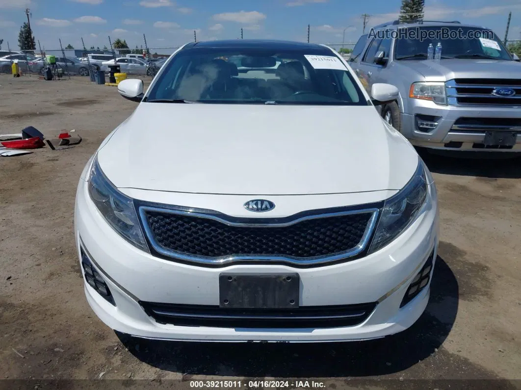 2014 Kia Optima Sxl Turbo Белый vin: 5XXGR4A61EG279429