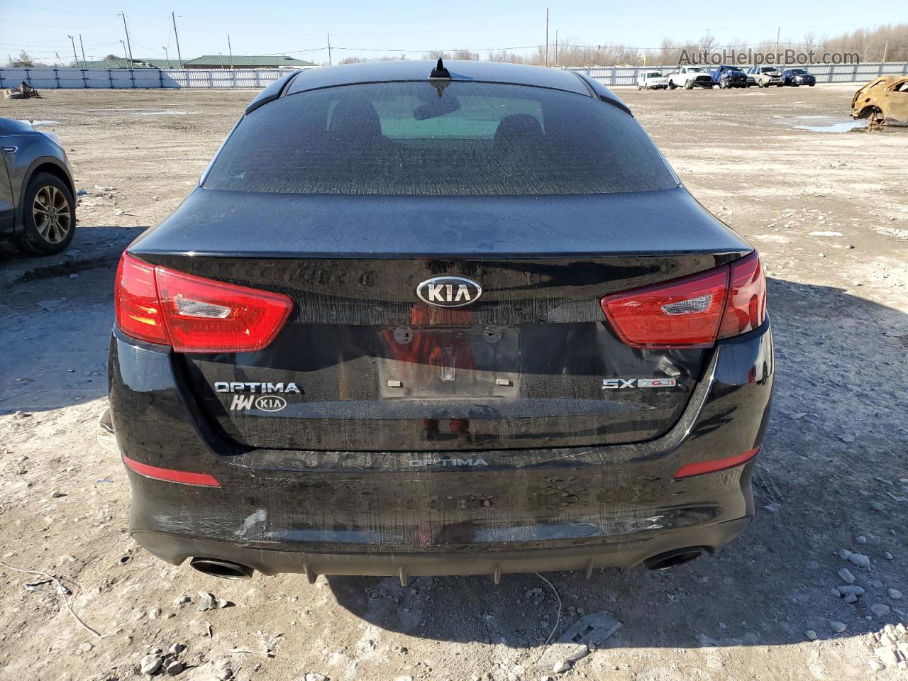 2014 Kia Optima Sx Black vin: 5XXGR4A61EG284839