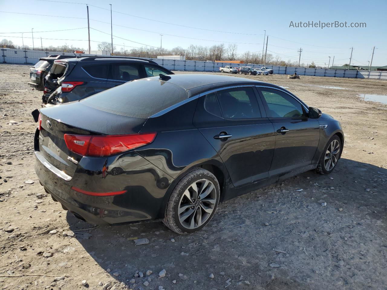 2014 Kia Optima Sx Black vin: 5XXGR4A61EG284839