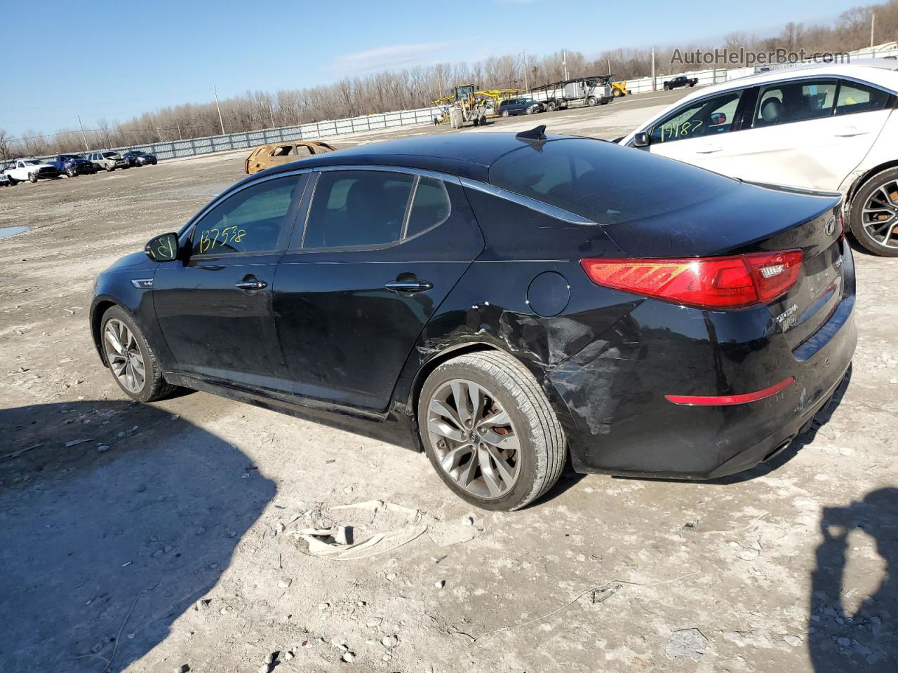 2014 Kia Optima Sx Черный vin: 5XXGR4A61EG284839