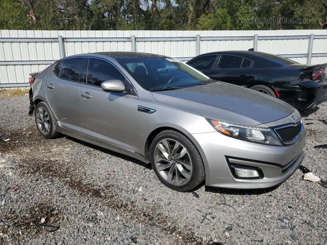 2014 Kia Optima Sx Silver vin: 5XXGR4A61EG289622