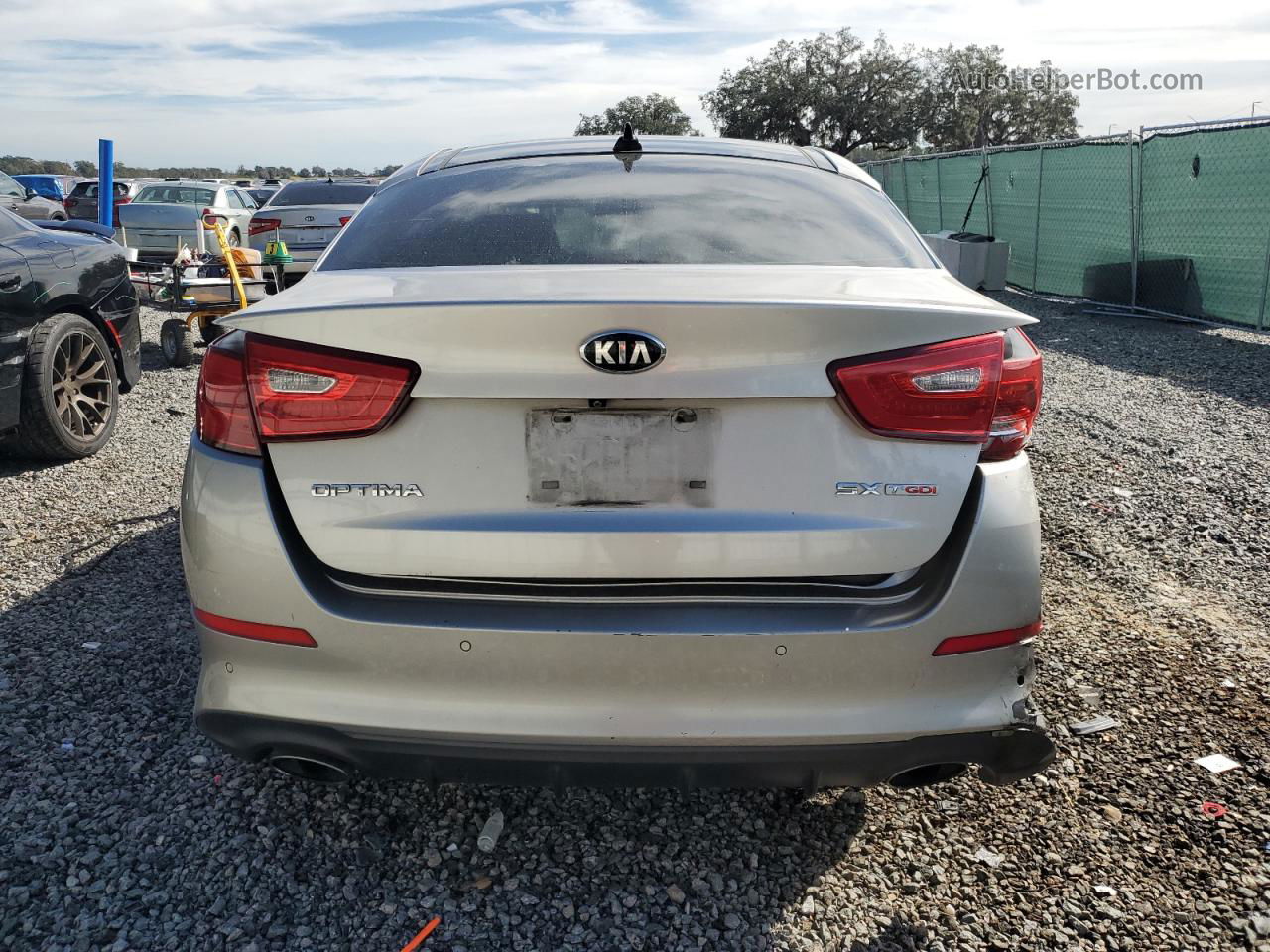 2014 Kia Optima Sx Silver vin: 5XXGR4A61EG289622