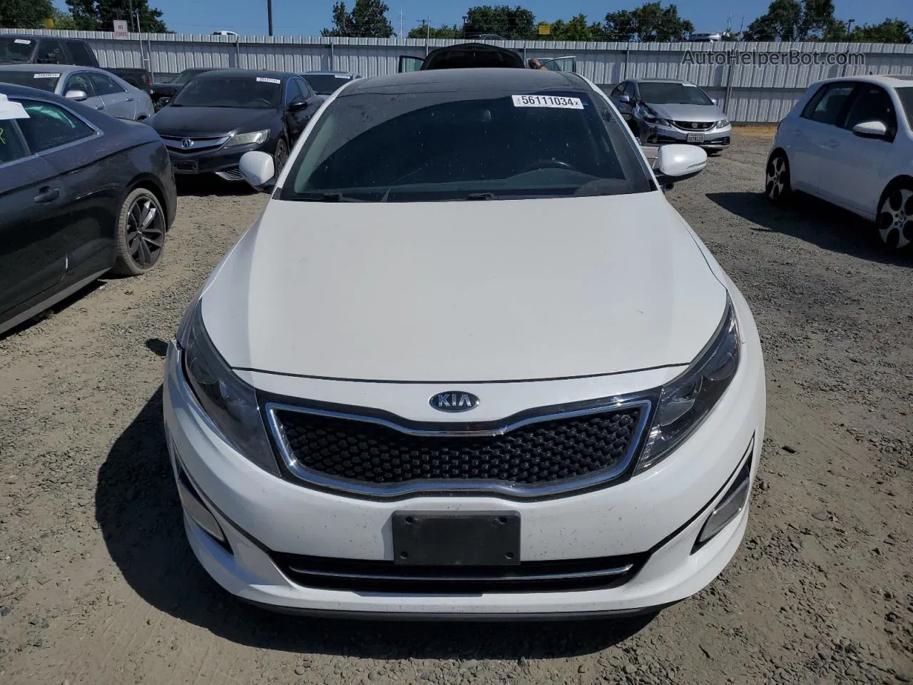 2015 Kia Optima Sx White vin: 5XXGR4A61FG388457