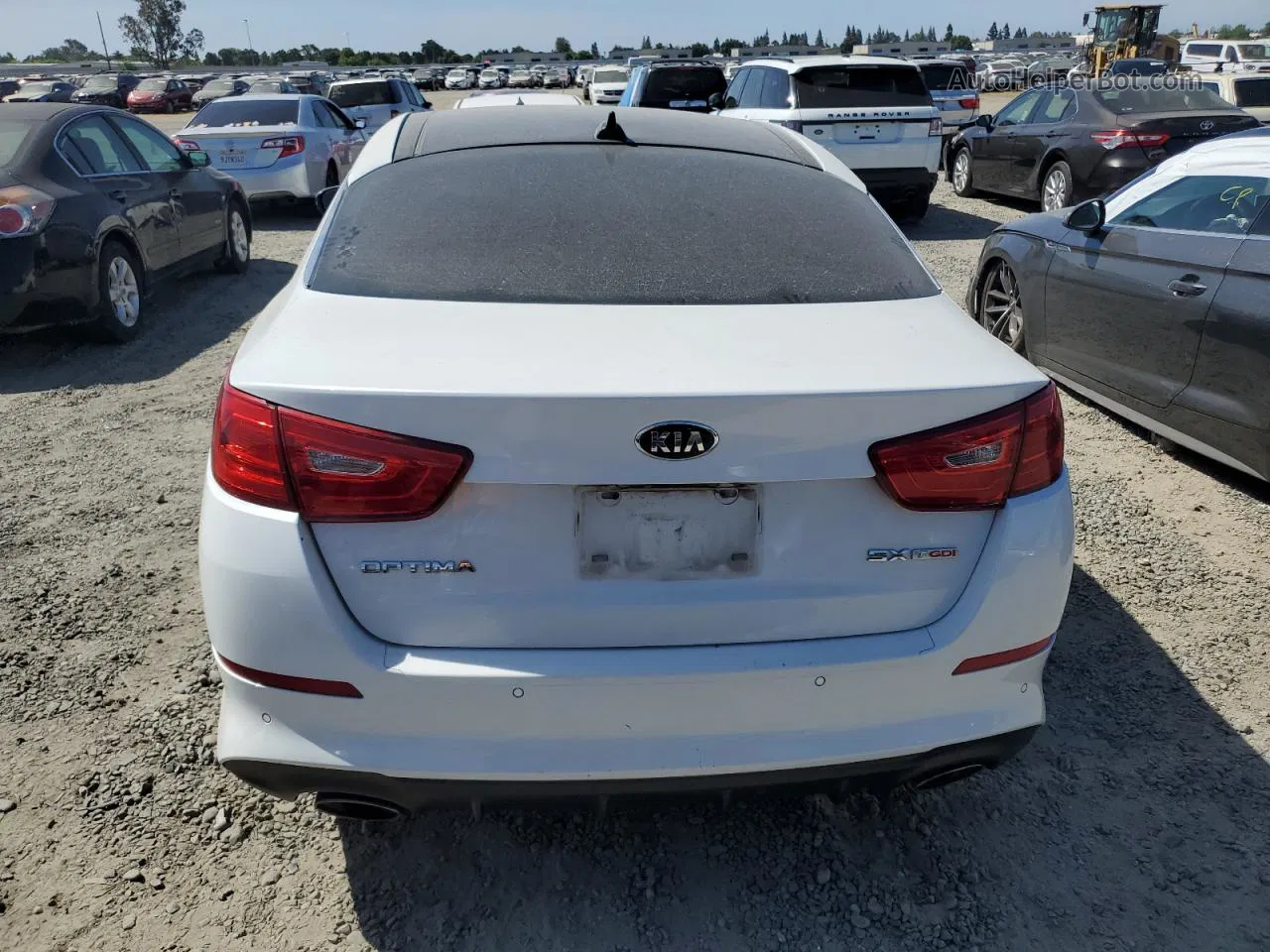 2015 Kia Optima Sx White vin: 5XXGR4A61FG388457