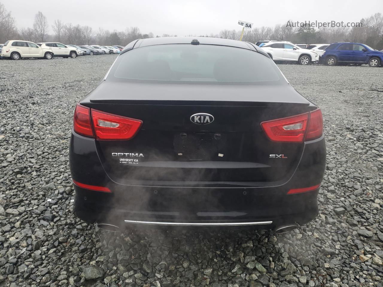 2014 Kia Optima Sx Black vin: 5XXGR4A62EG278970