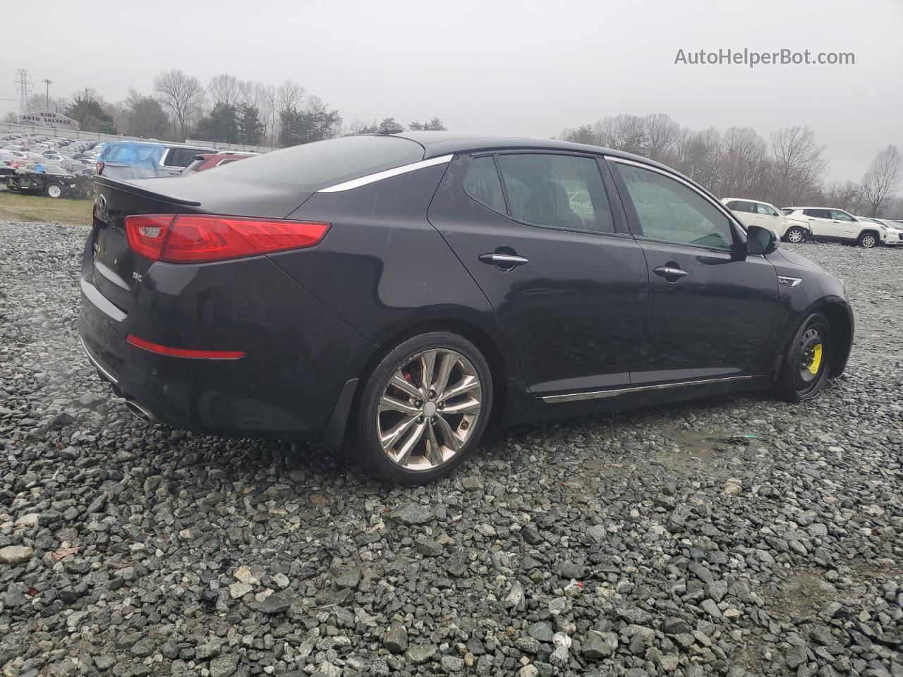 2014 Kia Optima Sx Black vin: 5XXGR4A62EG278970