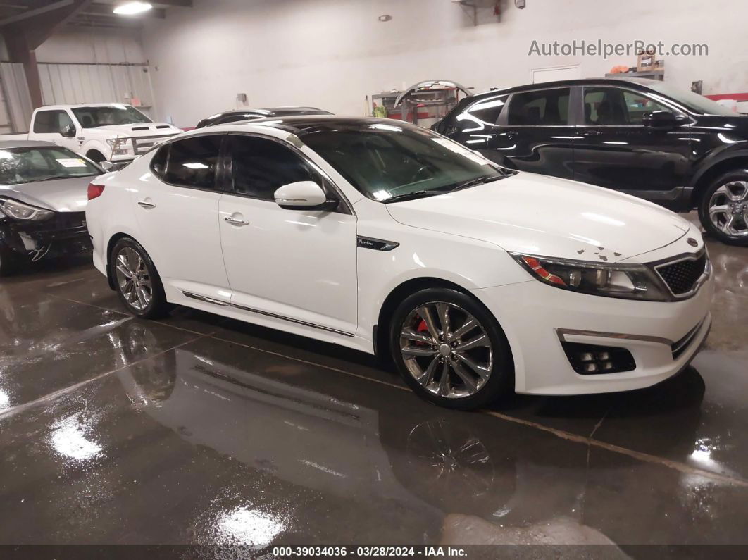 2014 Kia Optima   Белый vin: 5XXGR4A62EG296207