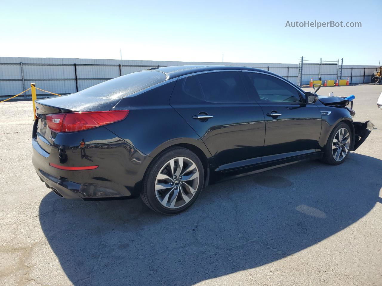 2014 Kia Optima Sx Черный vin: 5XXGR4A62EG307416