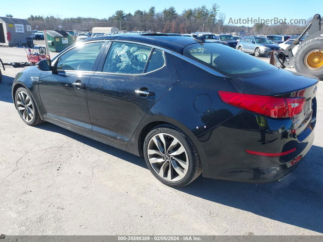 2014 Kia Optima   Black vin: 5XXGR4A62EG333904