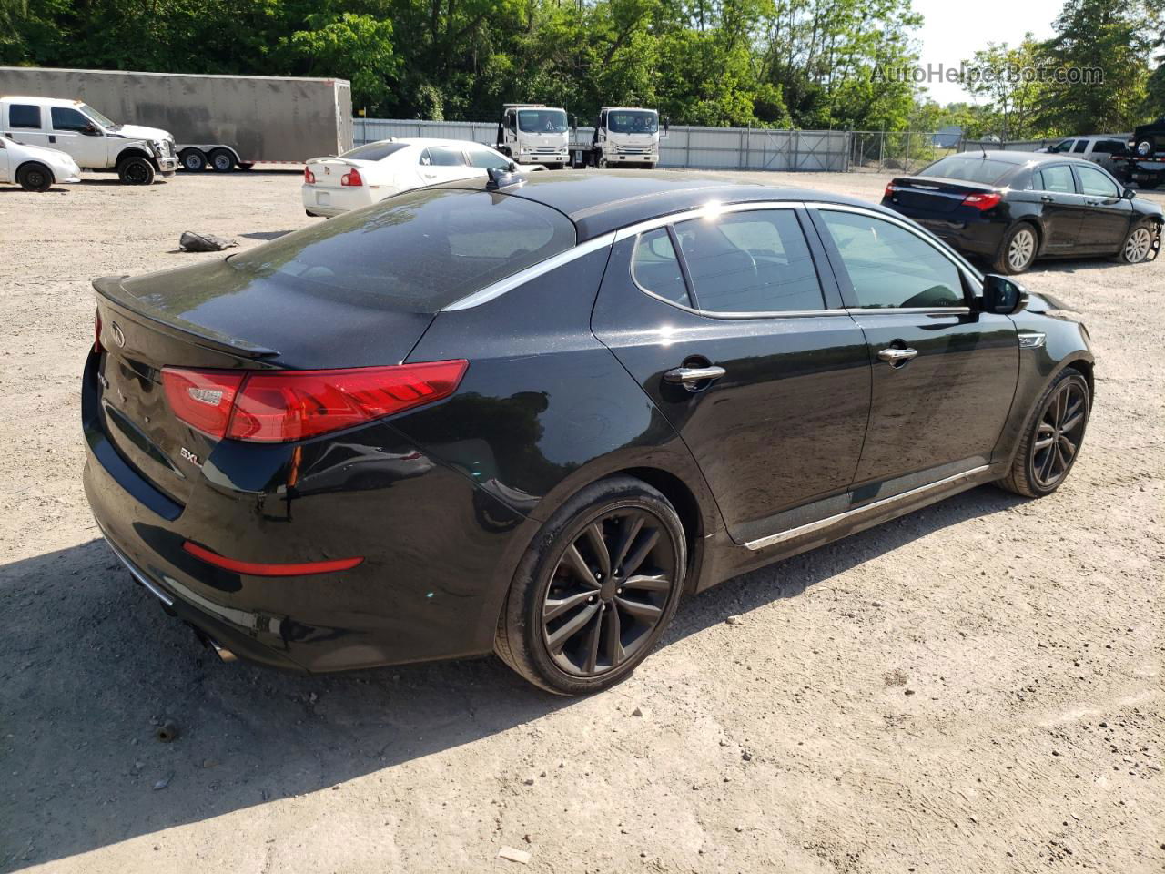 2015 Kia Optima Sx Black vin: 5XXGR4A62FG426097