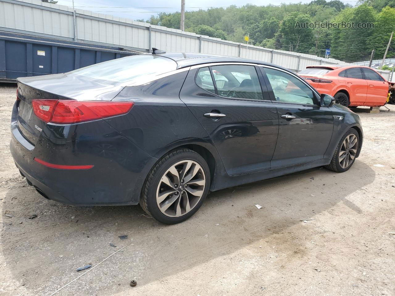 2015 Kia Optima Sx Black vin: 5XXGR4A62FG491239