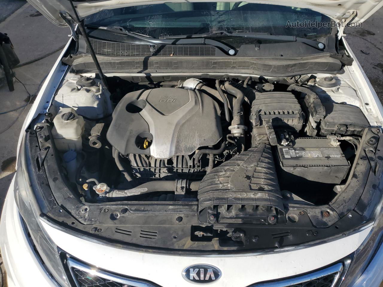 2013 Kia Optima Sx White vin: 5XXGR4A63DG195160