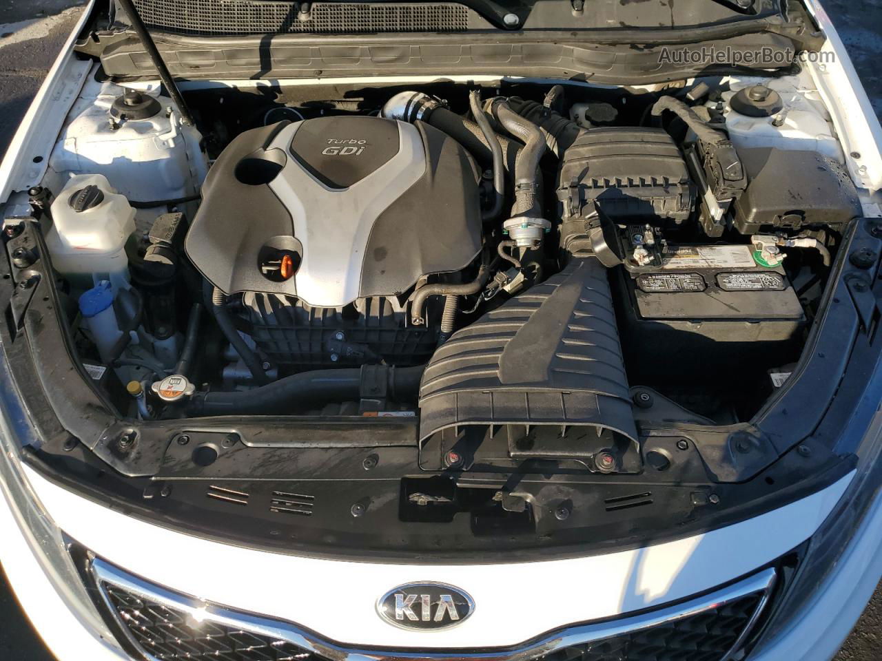 2013 Kia Optima Sx White vin: 5XXGR4A63DG205945