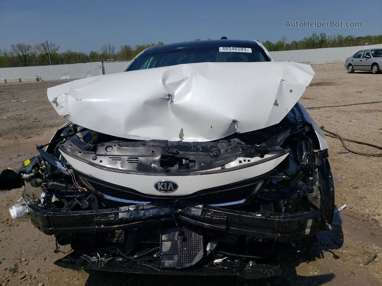 2014 Kia Optima Sx White vin: 5XXGR4A63EG264608